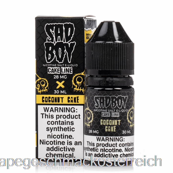 Kokosnusskuchen – Sadboy-Salze – 30 Ml, 28 Mg Vape-Geschmack